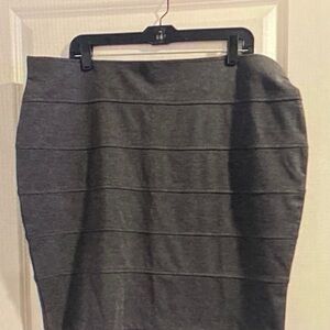Forever 21 Dark Gray Pencil Skirt